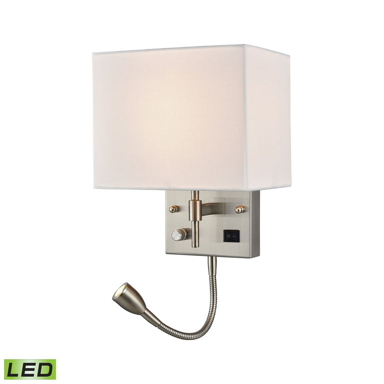 ELK Sconces 2 Light Wall Sconce in Satin Nickel