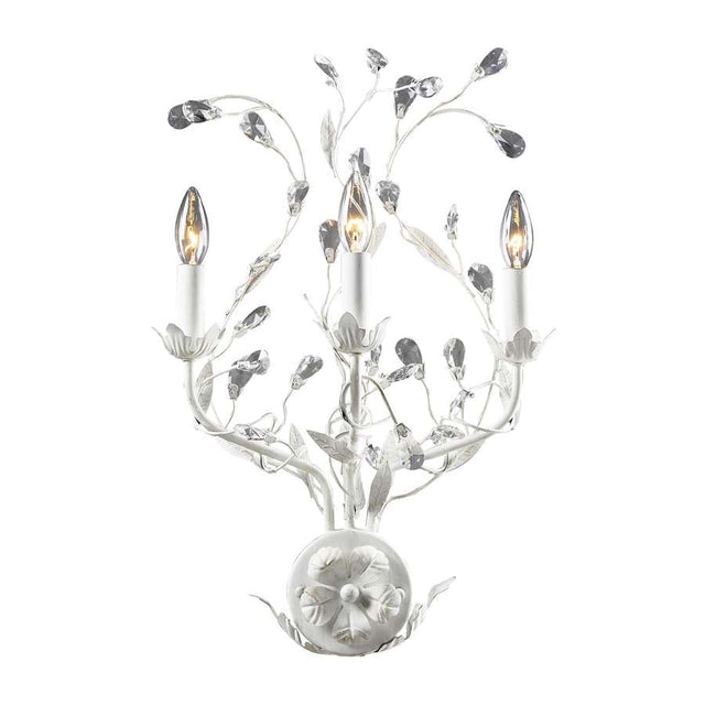 Elk Lighting Circeo 3- Light Wall Sconce in Antique White