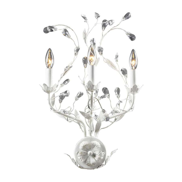Elk Lighting Circeo 3- Light Wall Sconce in Antique White