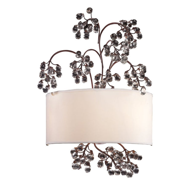 Elk Lighting Winterberry 2-Light Sconce in Antique Darkwood