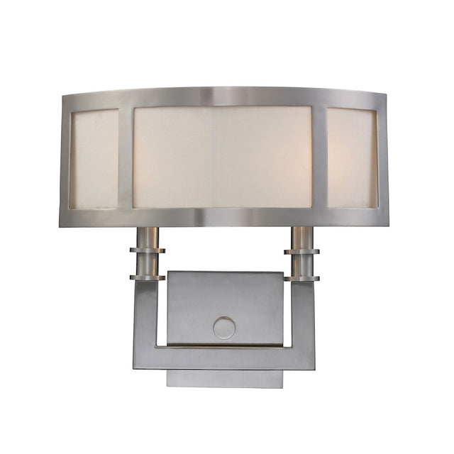 Elk Lighting Seven Springs 2-Light Sconce in Satin Nickel