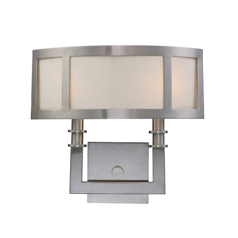 Elk Lighting Seven Springs 2-Light Sconce in Satin Nickel