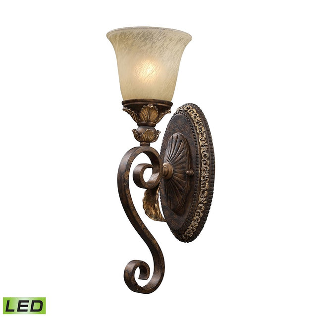 Elk Trump Home 1 Light Wall Sconce in Burnt Bronze