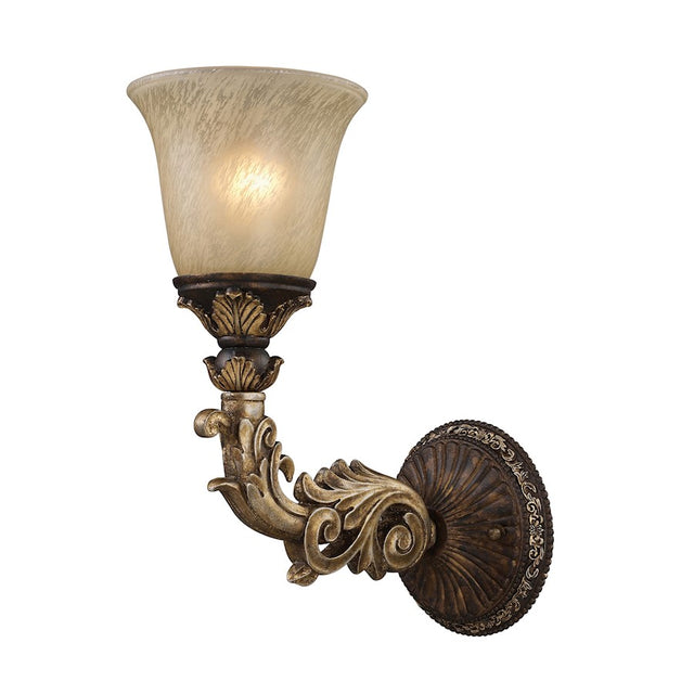 Elk Lighting Regency 1 Light Wall Sconce in Burnt Bronze