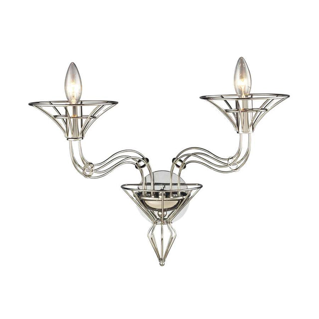 Elk Lighting Exo 2-Light Sconce in Satin Nickel