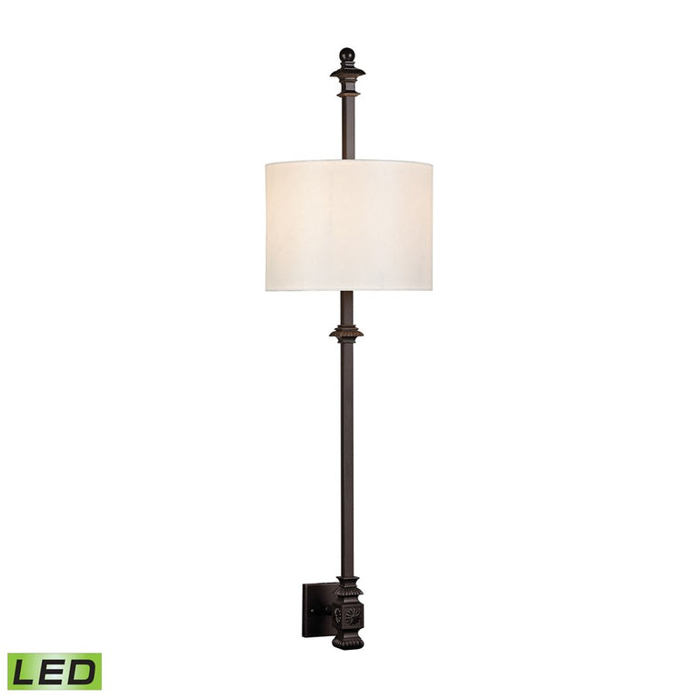 ELK Torch Sconces 2 Light Wall Sconce in Oil Rubbed Bronze