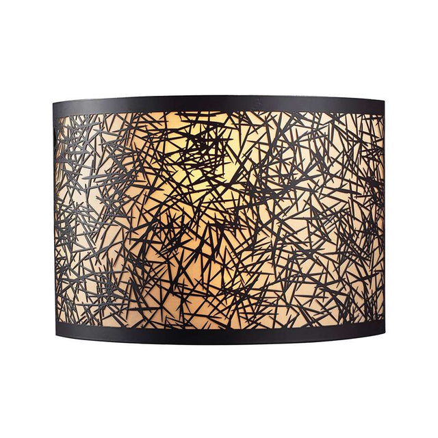 Elk Lighting Confetti 2-Light Sconce in Aged Bronze