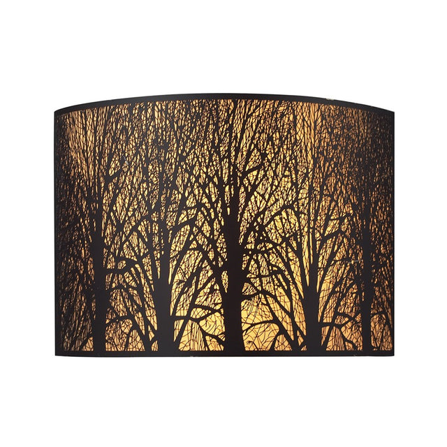 Elk Lighting Woodland Sunrise 2-Light Sconce in Aged Bronze