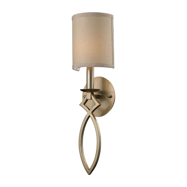 Elk Lighting Estonia Wall Sconce in Aged Silver