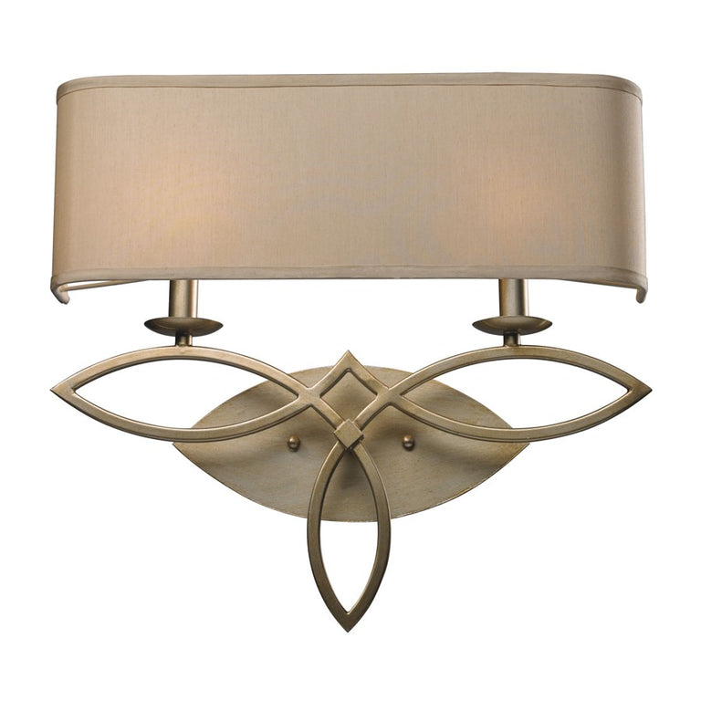 Elk Lighting Estonia Wall Sconce in Aged Silver