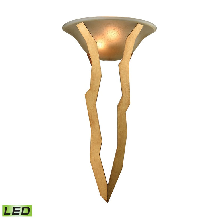 ELK Twin Branch 2 Light Wall Sconce in Antique Gold Leaf