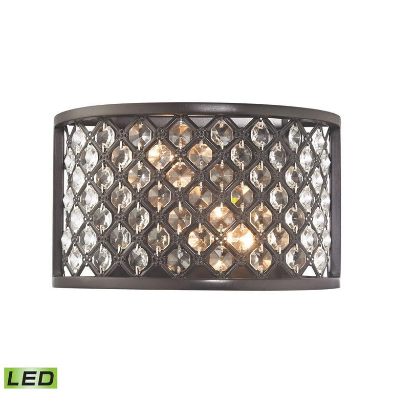 ELK Genevieve 2 Light Wall Sconce in Oil Rubbed Bronze