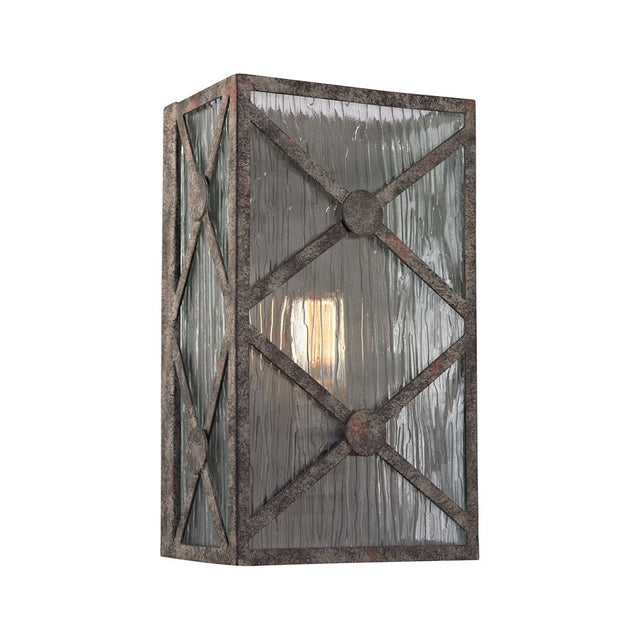 ELK Radley 1 Light Wall Sconce in Malted Rust