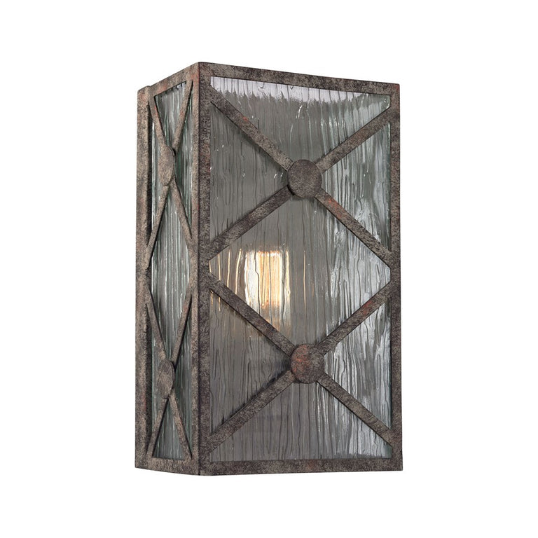 ELK Radley 1 Light Wall Sconce in Malted Rust