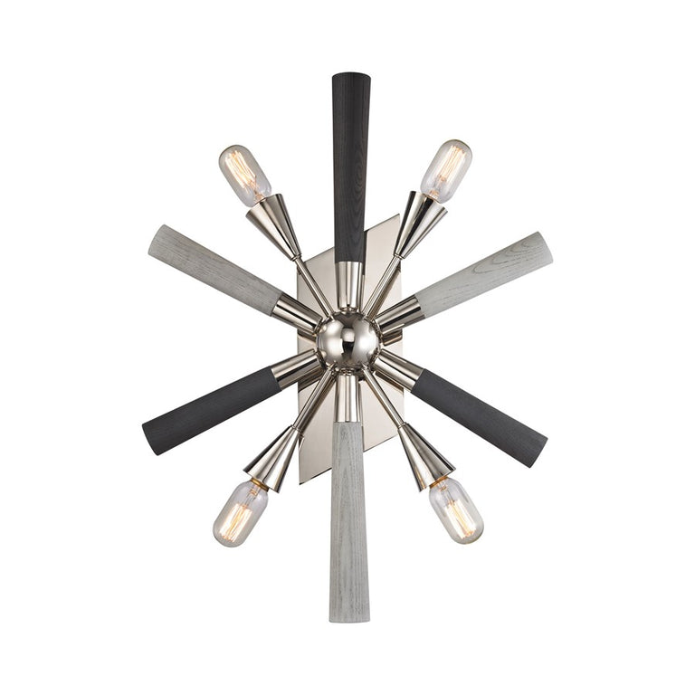 ELK Solara 4 Light Wall Sconce in Polished Chrome