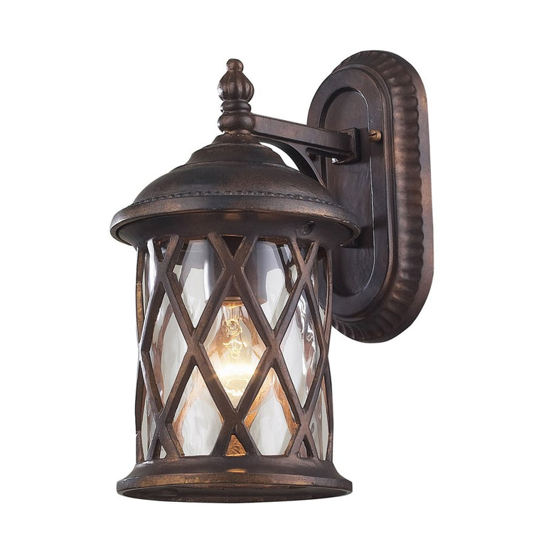 Elk Lighting Barrington Gate 1-Light Outdoor Sconce in Hazelnut Bronze