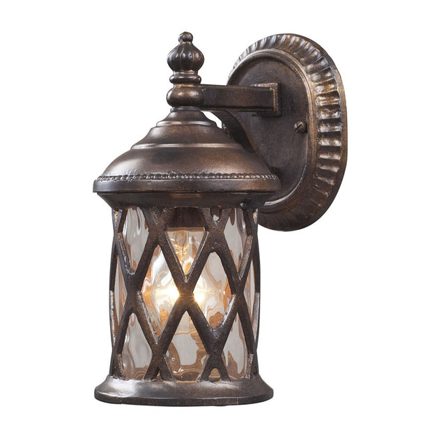 Elk Lighting Barrington Gate 1-Light Outdoor Sconce in Hazelnut Bronze