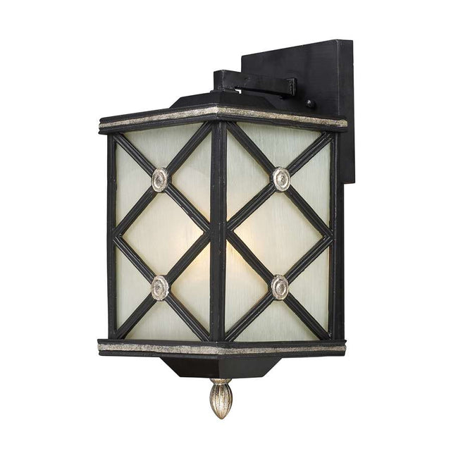 Elk Lighting Chaumont 1 Light Outdoor Sconce in Matte Black