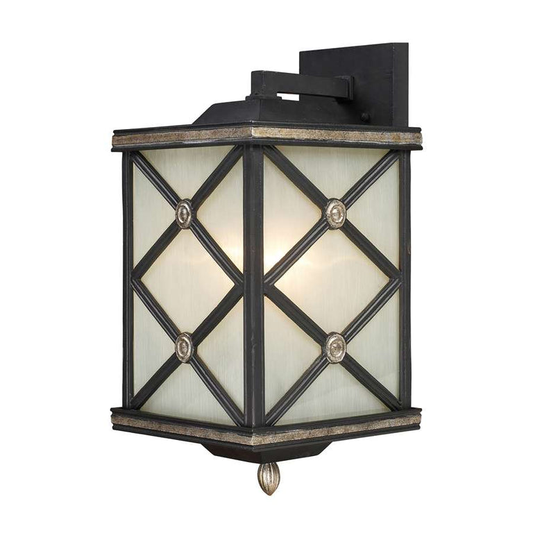 Elk Lighting Chaumont 1 Light Outdoor Sconce in Matte Black