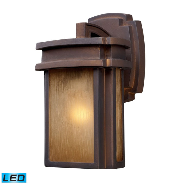 Elk Lighting Sedona 1-Light Outdoor Sconce in Hazelnut Bronze