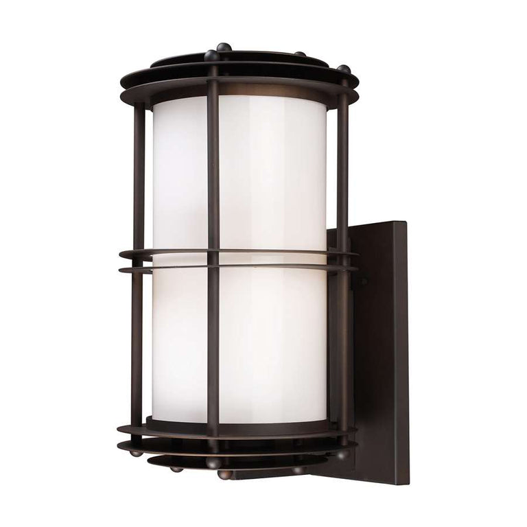 Elk Lighting Burbank 1 Light Outdoor Sconce in Clay Bronze