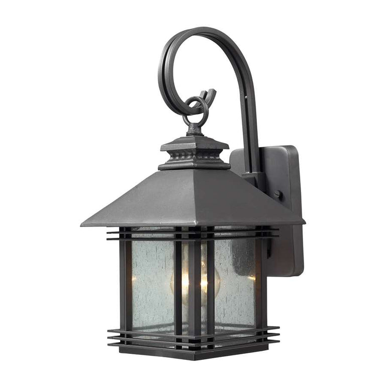 Elk Lighting Blackwell 1- Light Outdoor Sconce in Graphite
