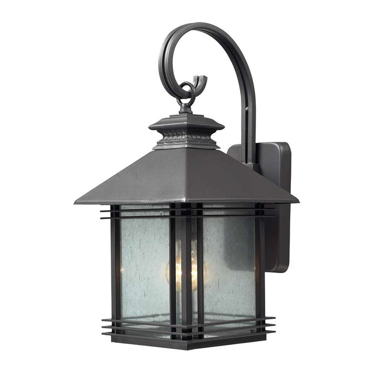 Elk Lighting Blackwell 1- Light Outdoor Sconce in Graphite