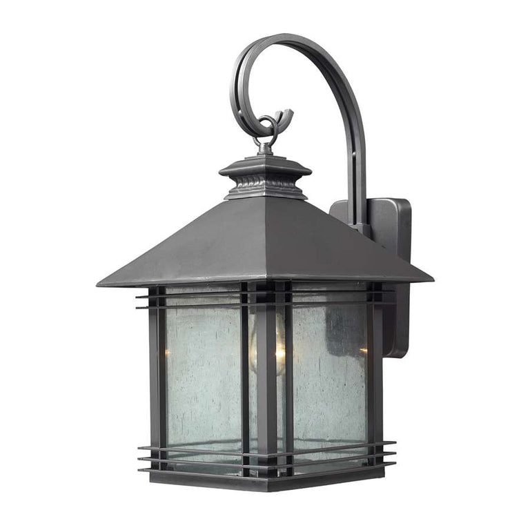 Elk Lighting Blackwell 1- Light Outdoor Sconce in Graphite