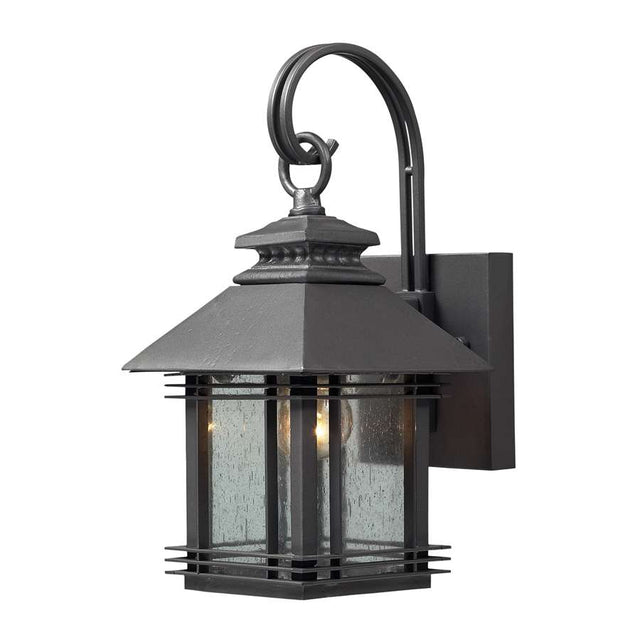 Elk Lighting Blackwell 1- Light Outdoor Sconce in Graphite