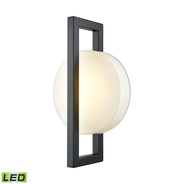 ELK Zulle Outdoor LED Wall Sconce in Matte Black