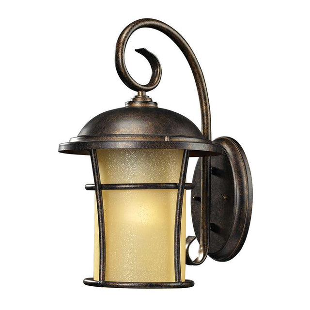 Elk Lighting Bolla Vista 1 Light Outdoor Sconce in Regal Bronze
