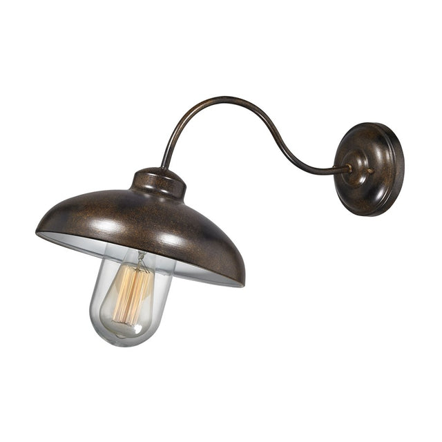 ELK Lighting Barnside 1 Light Outdoor Sconce, Hazelnut Bronze
