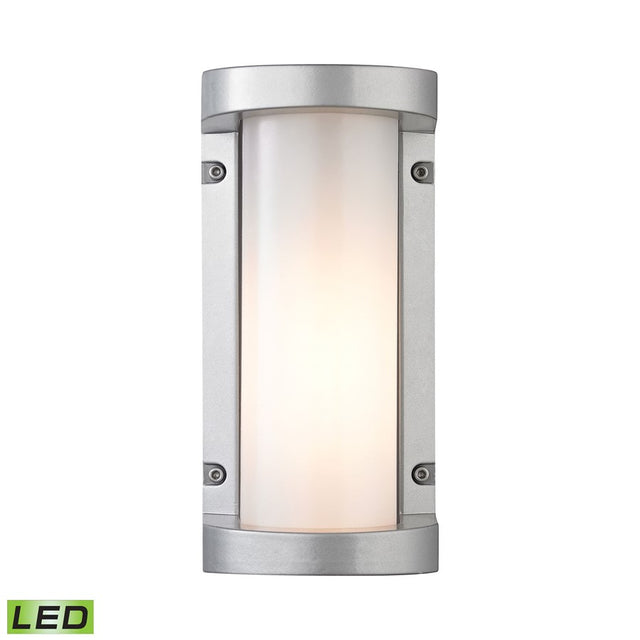 ELK Lighting Colby 1 Light Outdoor Sconce Matte Silver