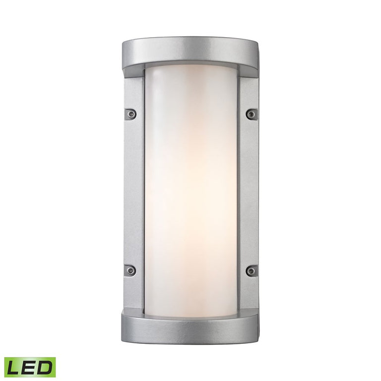 ELK Lighting Colby 1 Light Outdoor Sconce Matte Silver