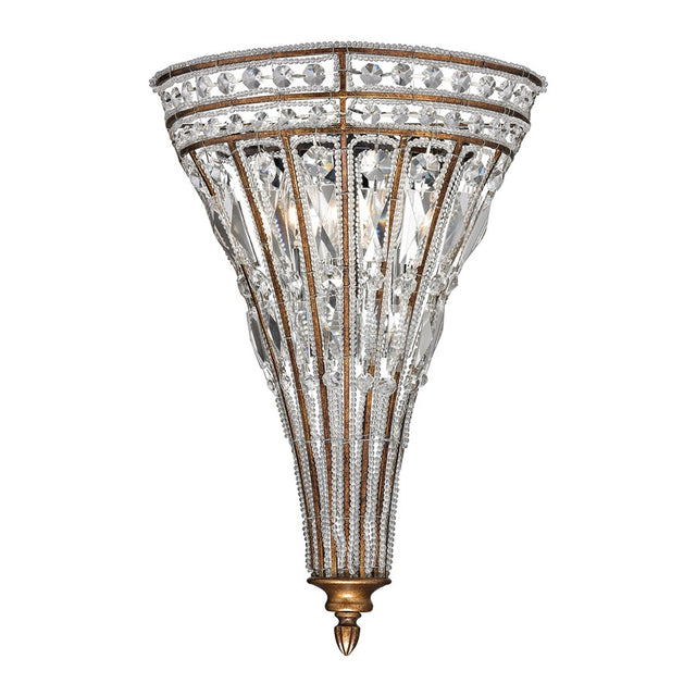 Elk Lighting Empire Collection 2 Light Sconce in Mocha