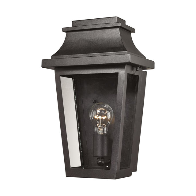 ELK Lighting Covina 1 Light Outdoor Sconce, Matte Black