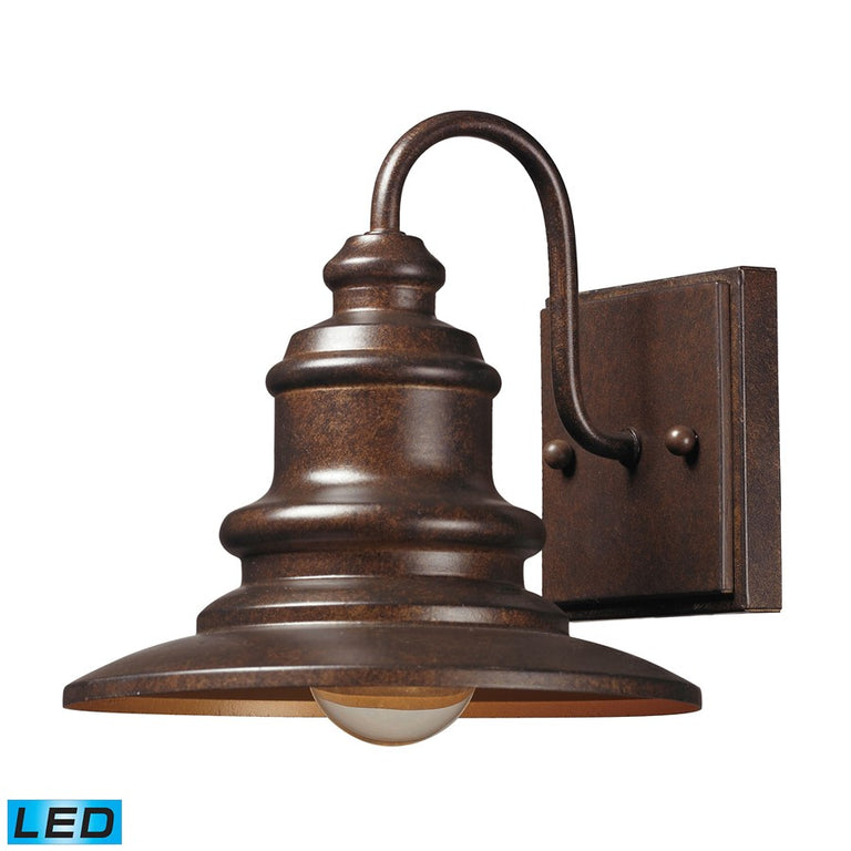 Elk Lighting Marina 1 Light Outdoor Sconce in Hazelnut Bronze