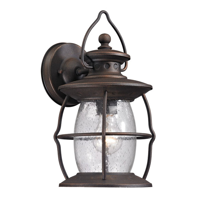 Elk Lighting Village Lantern Collection 1 Light Outdoor Sconce
