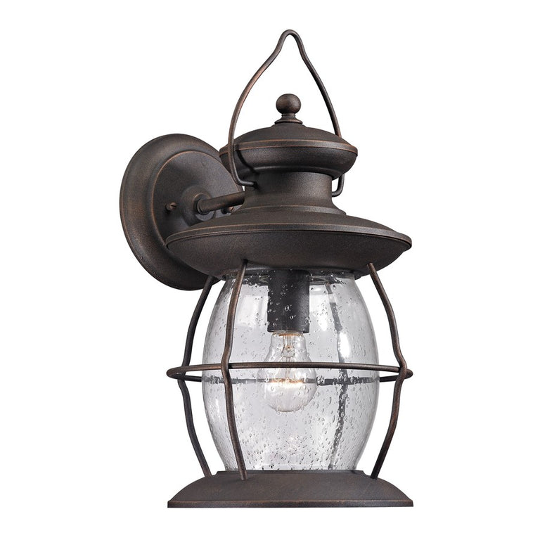 Elk Lighting Village Lantern Collection 1 Light Outdoor Sconce