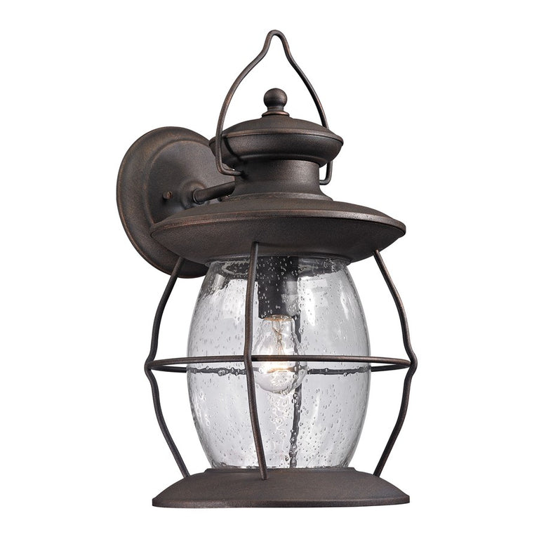 Elk Lighting Village Lantern Collection 1 Light Outdoor Sconce