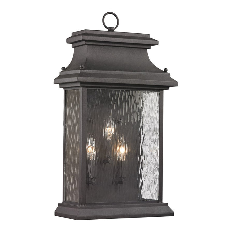 Elk Lighting Forged Provincial Collection 3 Light Outdoor Sconce