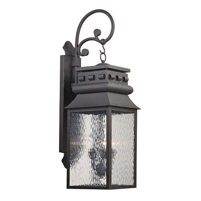Elk Lighting Forged Lancaster Collection 3 Light Outdoor Sconce
