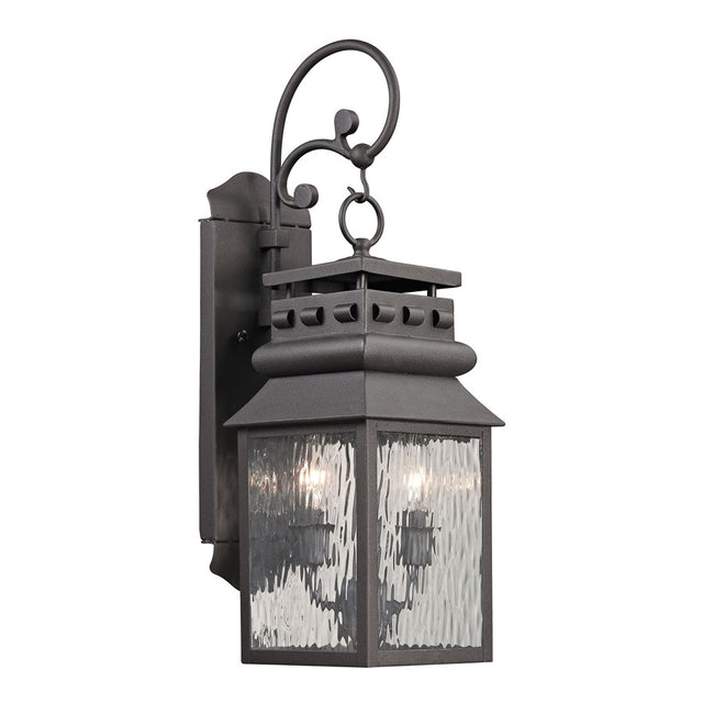 Elk Lighting Forged Lancaster Collection 2 Light Outdoor Sconce