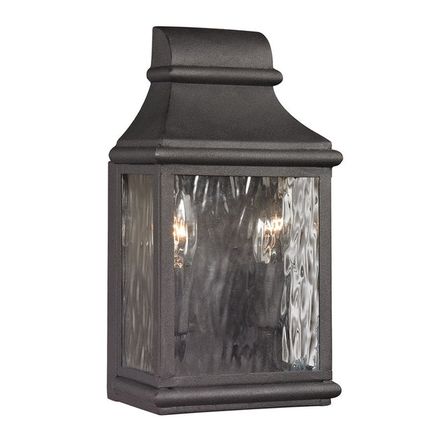 Elk Lighting Forged Jefferson Collection 2 Light Outdoor Sconce