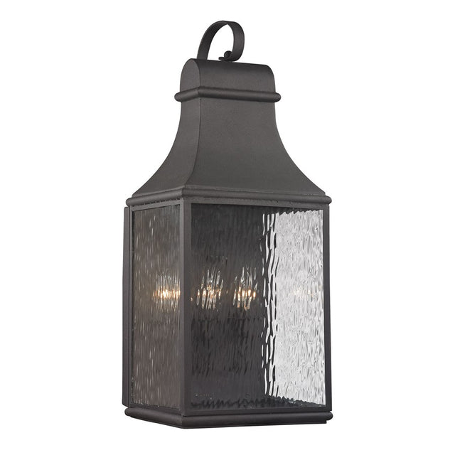 Elk Lighting Forged Jefferson Collection 3 Light Outdoor Sconce