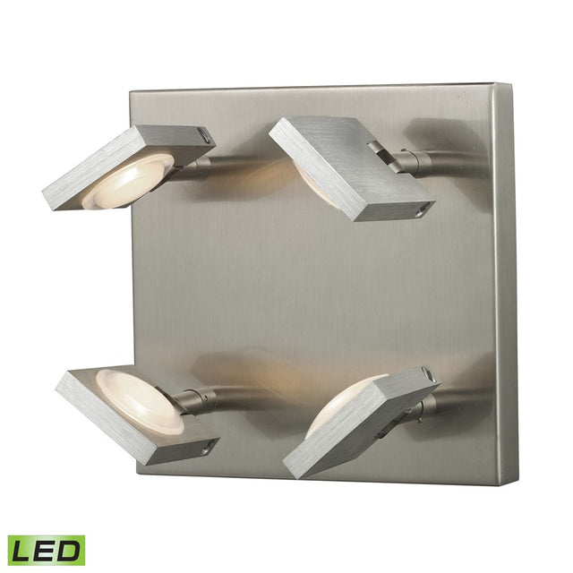Elk Lighting Reilly Collection 4 Light Sconce/Brushed Aluminum