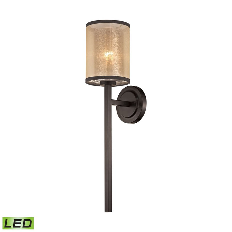 ELK Diffusion 1 Light Wall Sconce in Oil Rubbed Bronze