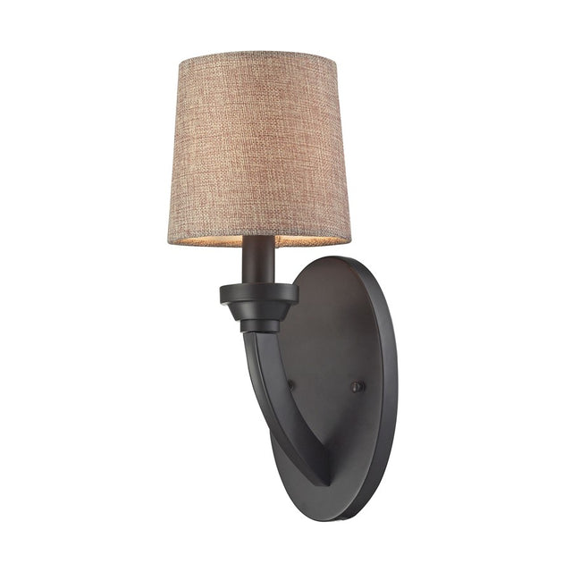 ELK Lighting Morrison 1 Light Sconce, Oil Rubbed Bronze
