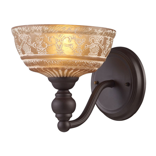 Elk Lighting Norwich 1-Light Sconce in Oiled Bronze